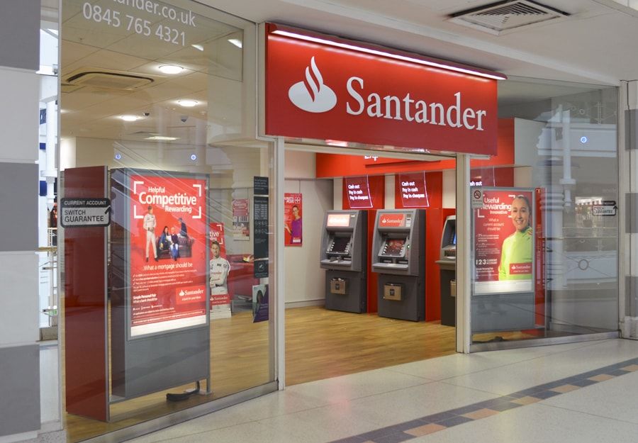 Santander Shop Front